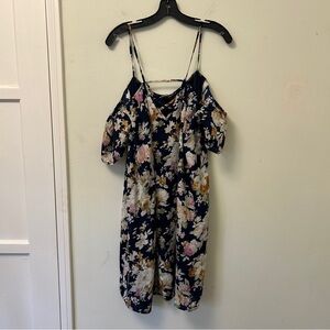 Charlotte Russe Navy Floral Dress